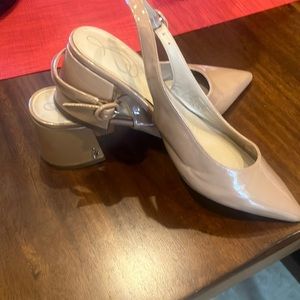 Light brown strap shoes slightly used